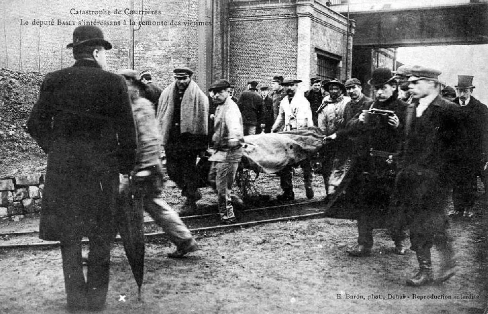 Взрыв на французской шахте «Курьерс» 10 марта 1906 г.